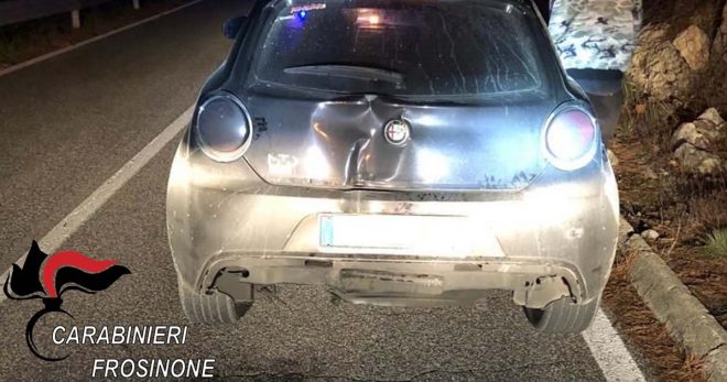 Non si ferma all’Alt dei Carabinieri. Bloccato nel territorio della Compagnia di Sora