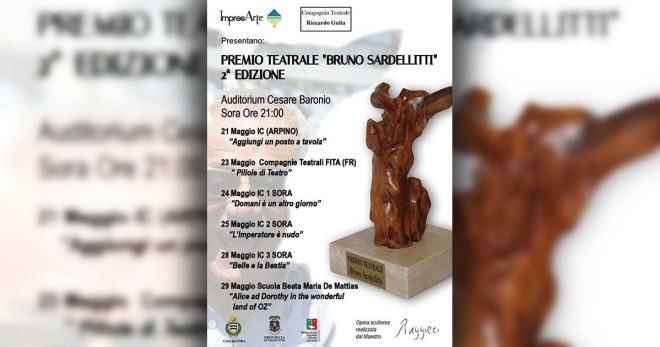 Premio Teatrale “Bruno Sardellitti”: via alla seconda edizione