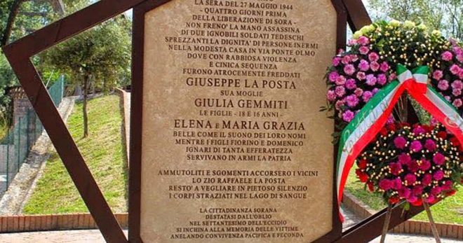 Giuseppe, Giulia, Elena e Maria Grazia La Posta: 80 anni fa l’eccidio della famiglia sorana