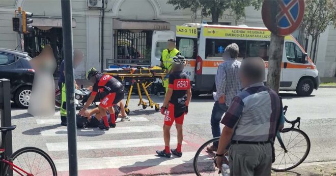 Sora: incidente nel centro cittadino
