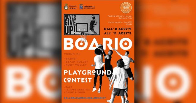 Sora, torna “Boario Playground Contest”