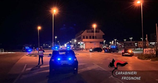 Movida e reati predatori: controlli serrati dei Carabinieri in tutto il Sorano