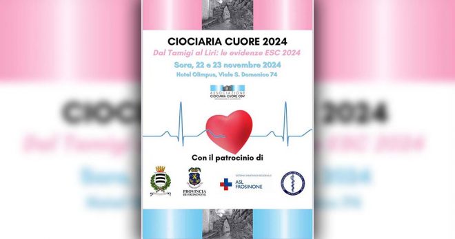 Sora, Congresso Ciociaria Cuore 2024: oggi e sabato all’Olimpus