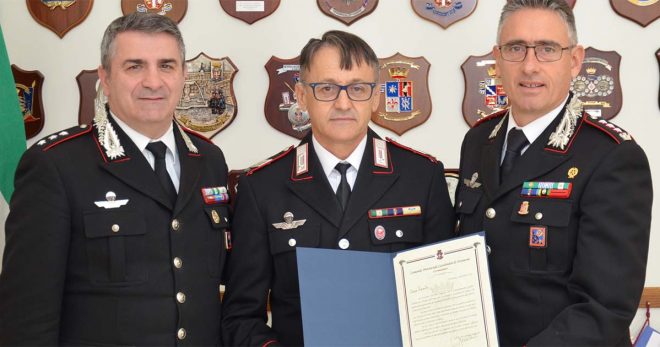 Vicalvi / Sora: il Brig. Renato Tatangelo va in congedo dopo quasi 42 anni di servizio