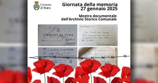 Il Comune di Sora celebra la Giornata della Memoria con una mostra documentale