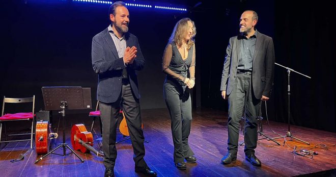 Emozioni e applausi a Roma per lo spettacolo di Luca Mascolo su Vittorio De Sica