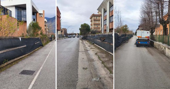 Sora: pulizia del perimetro intorno all’Ex Tomassi