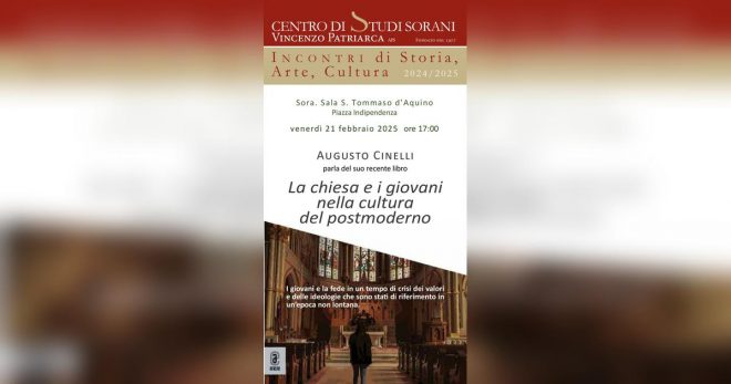 La Chiesa e i giovani nella cultura del postmoderno: un incontro di riflessione a Sora