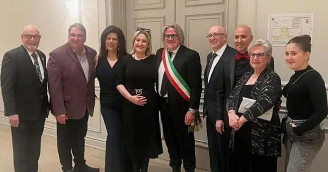 Isola del Liri premiata “Città dell’anno 2025-2026” dal Ciociaro Club of Windsor: grande accoglienza in Canada