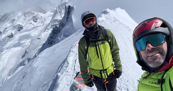 4.000 metri d’inverno per i soci del Cai Sora: l’impresa di Marco D’Amico e Lorenzo Longo