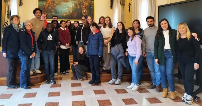 Delegazione francese in visita a Sora nell’ambito del Progetto Erasmus+