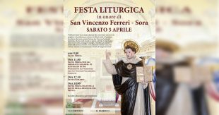 Sora: il 5 aprile 2025 Festa Liturgica in onore di San Vincenzo Ferreri