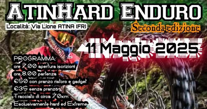 Atinhard Enduro 2025: adrenalina pura ad Atina