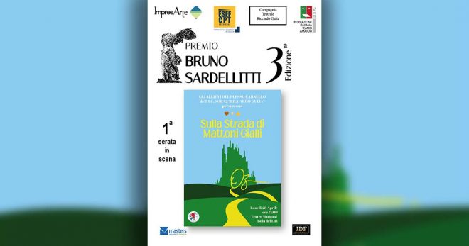 Isola del Liri: al teatro “Mangoni” il via alla terza edizione del Premio Teatrale “Bruno Sardellitti”