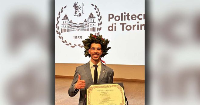 Il sogno di Anuar è realtà: da Sora alla laurea magistrale in Cybersecurity al Politecnico di Torino