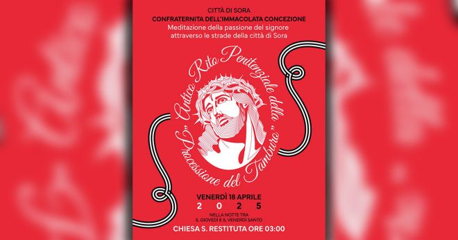 Processione del Tamburo: Sora si trasforma nella Gerusalemme della Passione