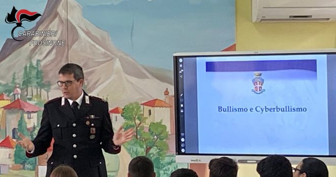 Isola del Liri: continua il percorso dei Carabinieri nelle scuole per promuovere la legalità