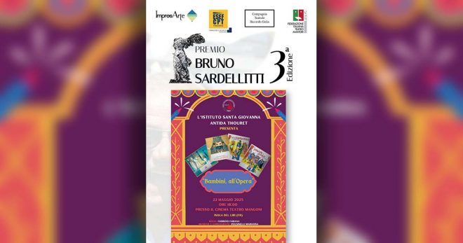 Premio teatrale “Bruno Sardellitti”, secondo appuntamento a Isola del Liri