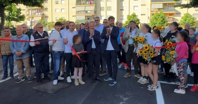 Sora, inaugurate le opere di urbanizzazione in via Edoardo Facchini