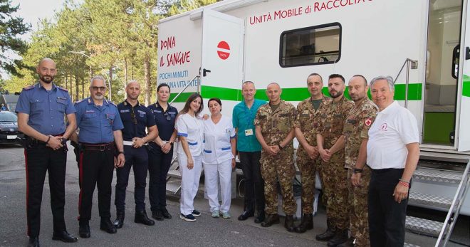 Sora: 41° Reggimento “Cordenons”, Carabinieri e Polizia Locale donano 30 litri di sangue