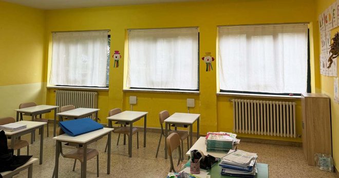 Arpino, nuove tende ignifughe per la scuola di San Sosio