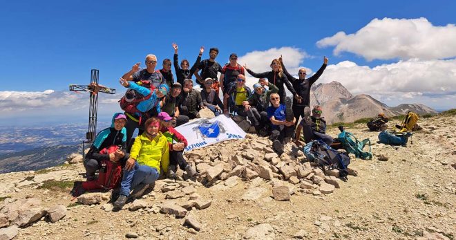 Cai Sora, escursione notturna sul monte La Monna