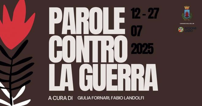 “Parole contro la guerra”: arte e impegno civile alla Galleria E. Pisani di Isola del Liri