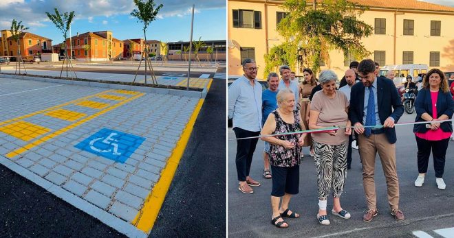 Sora, via Carducci: inaugurati parcheggio e area verde. Funzionalità e ambiente per la città