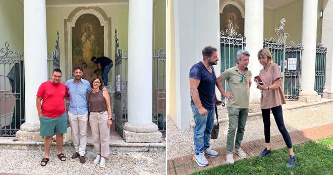Al via il restauro dell’affresco dell’Immacolata nel parco Santa Chiara di Sora