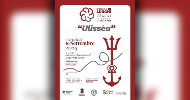 Sora: successo all’Auditorium “Cesare Baronio” per lo spettacolo “Ulissèa”