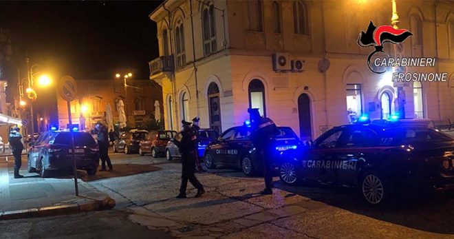 Sora e Valle del Liri, controlli straordinari dei carabinieri: cinque denunciati e diverse segnalazioni