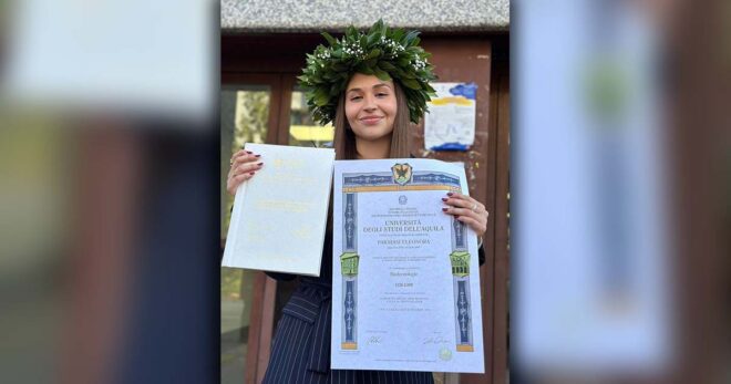 Eleonora Paradisi: laurea con 110 e Lode in Biotecnologie. Congratulazioni!