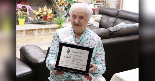 Sora: gli splendidi 100 anni di Iole Capone. Tanti auguri!