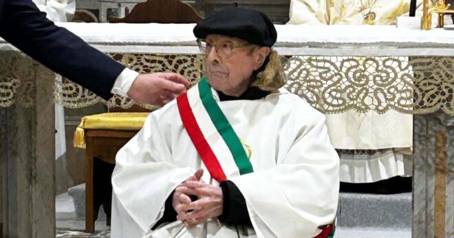 Pescosolido in lacrime: “Grazie Don Lino!”. Addio all’arciprete emerito scomparso oggi a 102 anni
