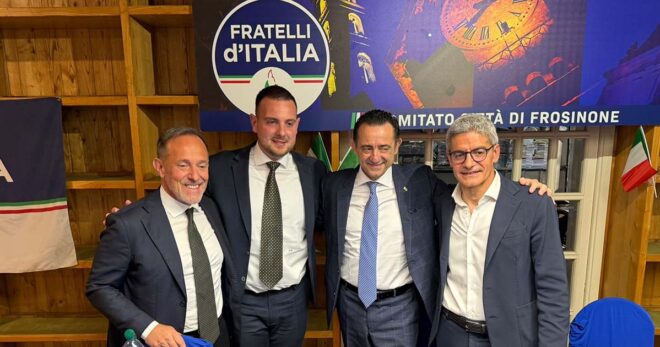 Isola del Liri, il sindaco Massimiliano Quadrini aderisce a Fratelli d’Italia