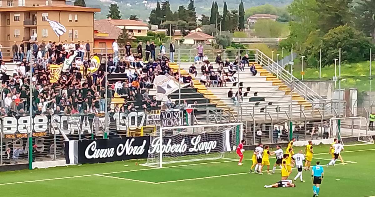 Sora, pari in rimonta con il San Marino: da 0-2 a 2-2 nel finale