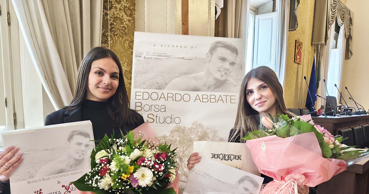 Sora, premiate Ingrid Mastrantoni e Flaminia Vitale alla borsa di studio “Edoardo Abbate”