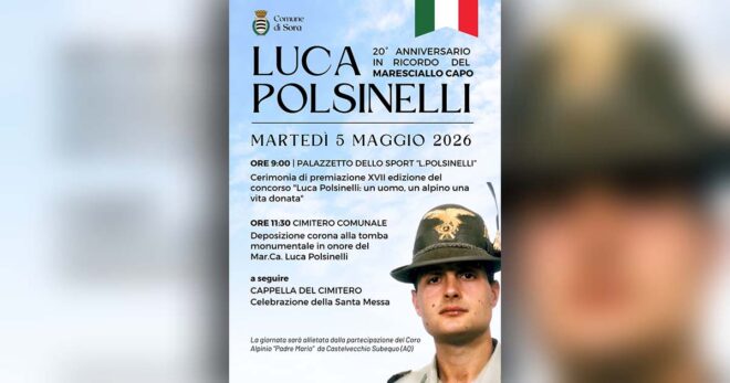 Sora ricorda Luca Polsinelli a vent’anni dalla scomparsa