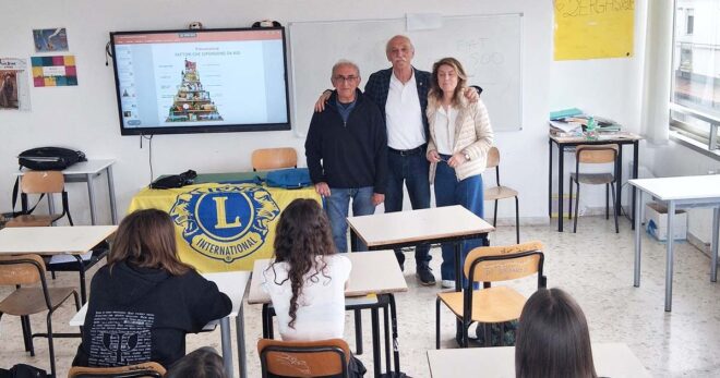 Sora, il Lions Club incontra gli studenti del liceo “Gioberti” su prevenzione e inclusione