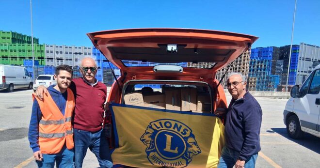 Sora-Isola del Liri-Arpino, il Lions club dona 250 chili di alimenti alle famiglie in difficoltà