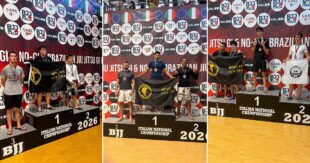 Broccostella, doppio oro per l’Agon Fight Team ai Campionati italiani di jiu jitsu no gi