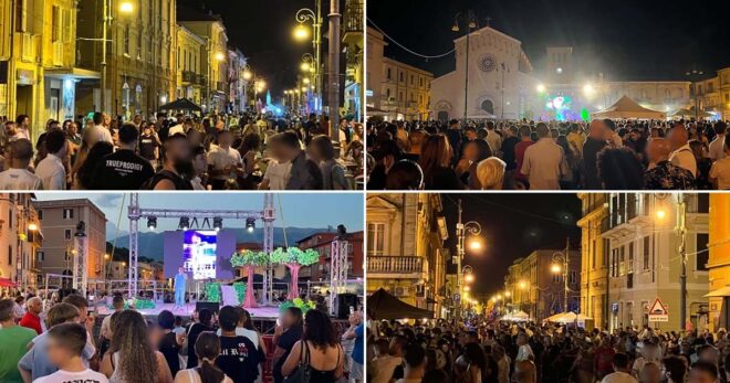 Sora, centro storico pieno per la Magicabula Magic Night con Cristina D’Avena