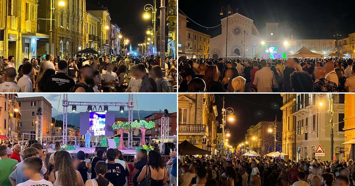 Sora, centro storico pieno per la Magicabula Magic Night con Cristina D’Avena
