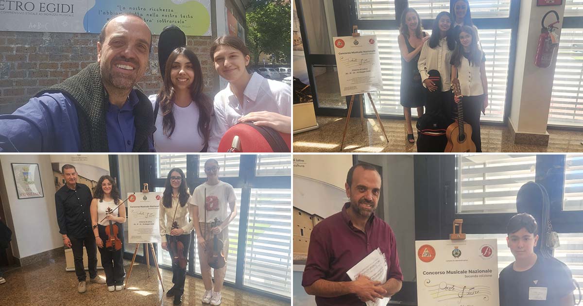 Sora, pioggia di premi per gli studenti dell’indirizzo musicale della scuola media Facchini
