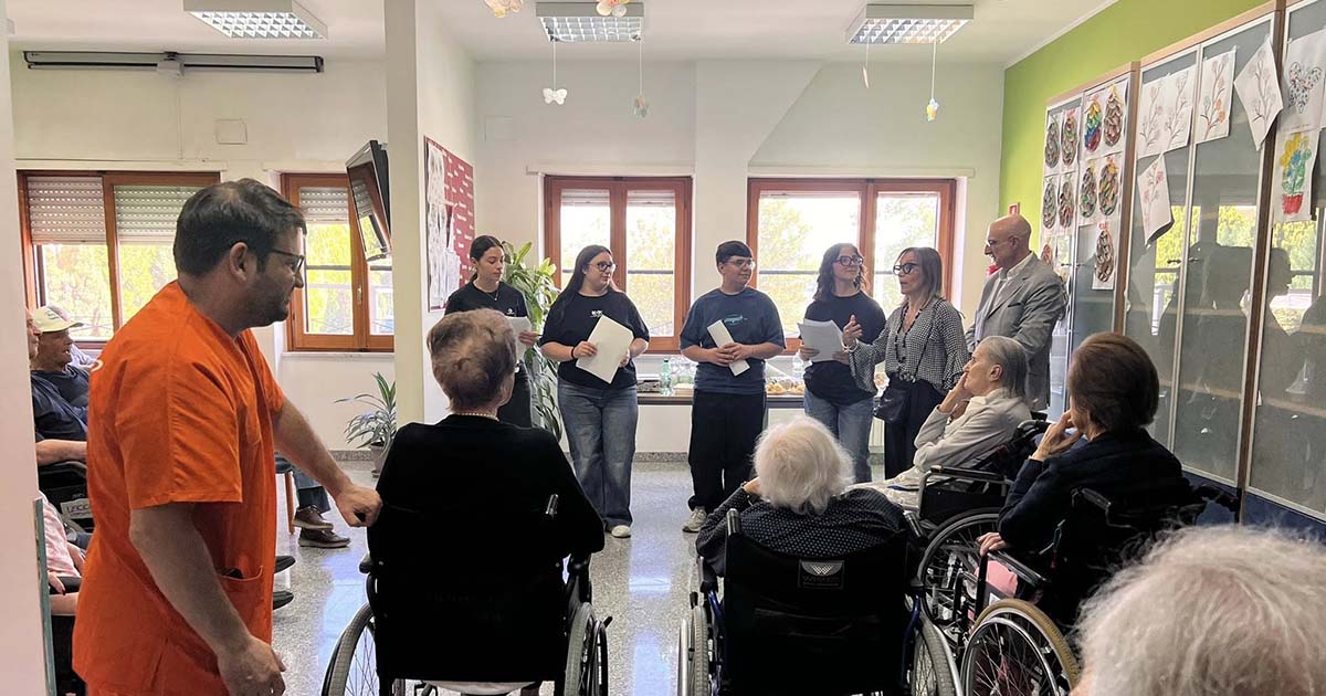 Sora, gli studenti leggono Goldoni agli ospiti della Rsa San Camillo