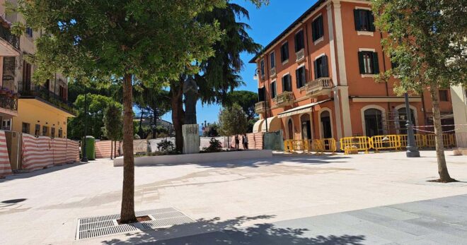 Sora, riapre piazza Palestro: stasera l’inaugurazione del nuovo volto della piazza