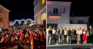 Villa Latina: grande successo per la commedia dialettale “Agnonesi in Tribunale” durante i festeggiamenti di Sant’Antonio