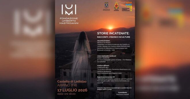 Arpino, al Castello di Ladislao “Storie incatenate”: racconti, visioni medievali e arte contemporanea