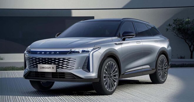 OMODA 9 SHS-P, ammiraglia plug-in hybrid da 339 euro al mese