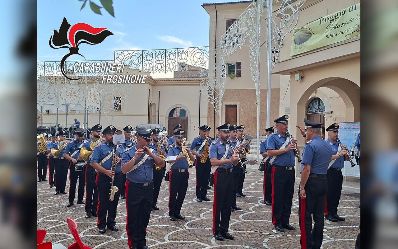 Settefrati, la Fanfara dei Carabinieri in concerto per i festeggiamenti della Madonna di Canneto